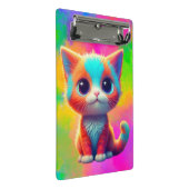 Mini Porte-bloc Carton de chaton couleur arc-en-ciel jolie (Incliné)