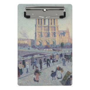 Mini Porte-bloc Cathédrale Notre-Dame Paris France Peinture classi