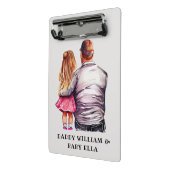 Mini Porte-bloc Caution père et fille (10) (Angle2)