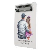 Mini Porte-bloc Caution père et fille (12) (Angle2)