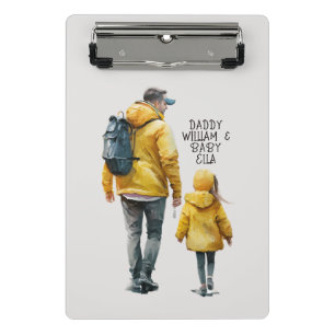 Mini Porte-bloc Caution père et fille (3)