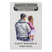 Mini Porte-bloc Caution père et fille (9) (Devant)