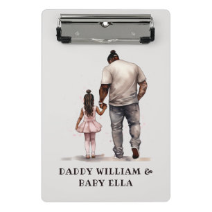 Mini Porte-bloc Caution père et fille noire (6)