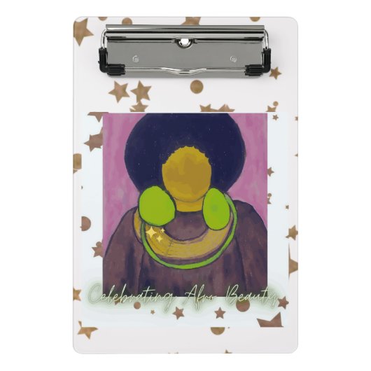 Mini Porte-bloc Célébrer la beauté africaine (Devant)