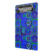 Mini Porte-bloc Cercle Carré Kandinsky Farbstudie Blue Quadrate (Angle2)