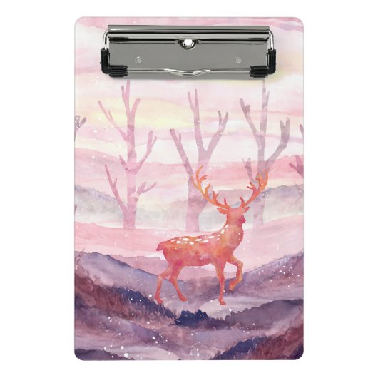 Mini Porte-bloc Cerf dans la forêt (Devant)