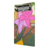 Mini Porte-bloc Cette conception d'art floral abstrait allie des é (Angle2)