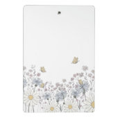 Mini Porte-bloc Champ vibrant de fleurs sauvages  (Dos)