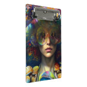 Mini Porte-bloc Champignons Visions Trippy Retro Sytyle AI Art (Incliné)