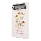 Mini Porte-bloc Chaque fleur fleurit dans son propre temps -Floral (Angle2)