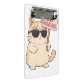 Mini Porte-bloc Chat Cool Pas Le Lundi Mémé Esthétique (Incliné)