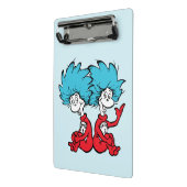 Mini Porte-bloc Chat dans le Casquette Chose Un & Chose Deux (Angle2)