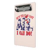 Mini Porte-bloc Chat dans le Casquette | Mais Je Ne Peux Pas Faire (Angle2)