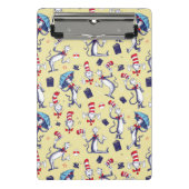 Mini Porte-bloc Chat Dans Le Casquette | Motif jaune (Devant)