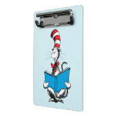 Mini Porte-bloc Chat dans le chapeau en lecture (Angle2)