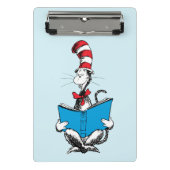 Mini Porte-bloc Chat en lecture Casquette (Devant)