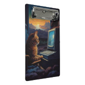 Mini Porte-bloc Chat Gamer Retro | Jeu d'art Pixel 8 bits (Incliné)