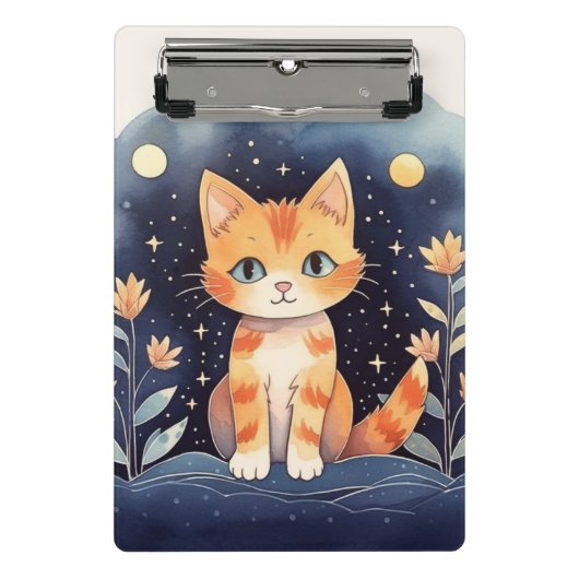Mini Porte-bloc Chat mystique (Devant)