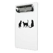 Mini Porte-bloc Chat noir (Angle2)