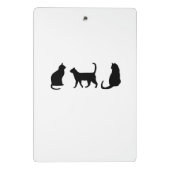 Mini Porte-bloc Chat noir (Dos)