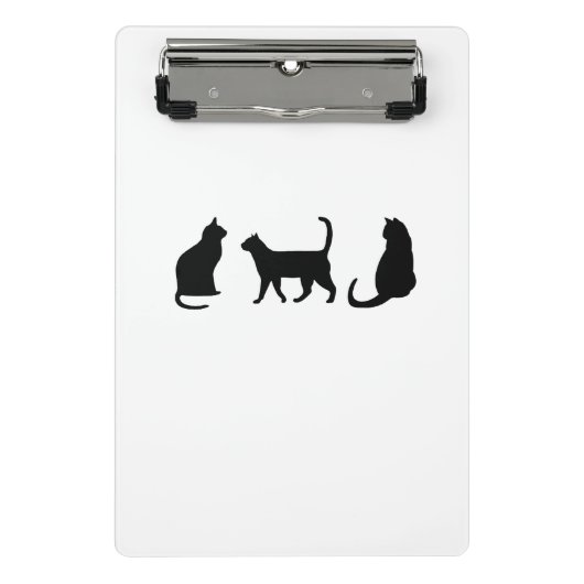 Mini Porte-bloc Chat noir (Devant)