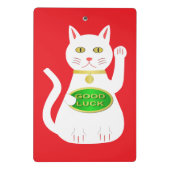 Mini Porte-bloc Chat Oriental Lucky Patterned (Dos)