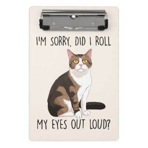 Mini Porte-bloc Chat Sarcastique Et Cute