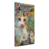 Mini Porte-bloc Chats d'aquarelle Boho - Art de la féline terrestr (Incliné)