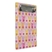 Mini Porte-bloc Chats mignons avec les coeurs affectueux (Incliné)