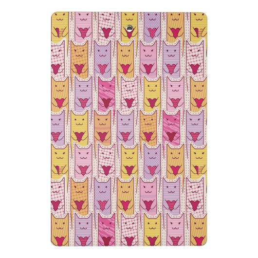 Mini Porte-bloc Chats mignons avec les coeurs affectueux (Dos)