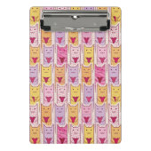 Mini Porte-bloc Chats mignons avec les coeurs affectueux (Devant)