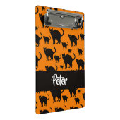 Mini Porte-bloc Chats noirs en orange (Incliné)