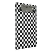 Mini Porte-bloc Checkerboard pattern black and white (Incliné)