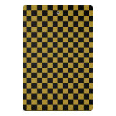 Mini Porte-bloc Checkerboard pattern black and white (Dos)