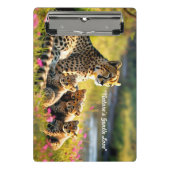 Mini Porte-bloc "Cheetah Mother and Cubs" (Devant)
