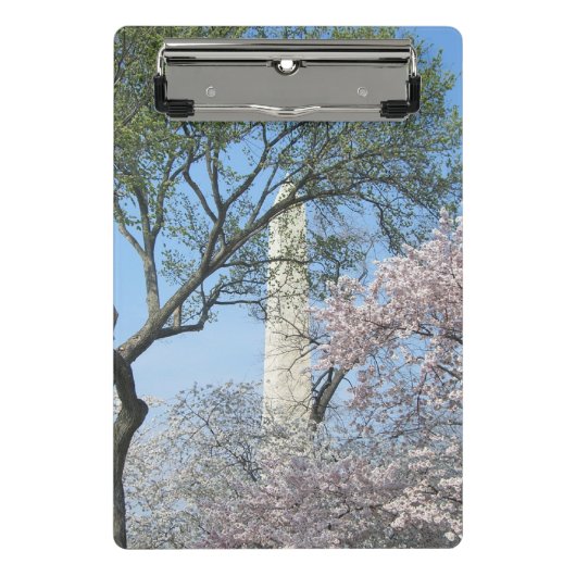 Mini Porte-bloc Cherry Blossoms and the Washington Monument in DC (Devant)
