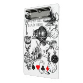 Mini Porte-bloc Cheshire Chat classique alice au merveilleux fou (Angle2)