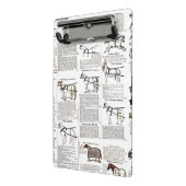 Mini Porte-bloc Cheval Antique Publicité Journal Art (Angle2)