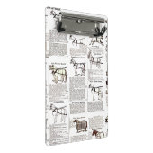 Mini Porte-bloc Cheval Antique Publicité Journal Art (Incliné)