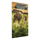 Mini Porte-bloc Cheval de mère et de poulain (Incliné)