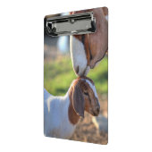 Mini Porte-bloc Chèvre et bébé de mère (Angle2)