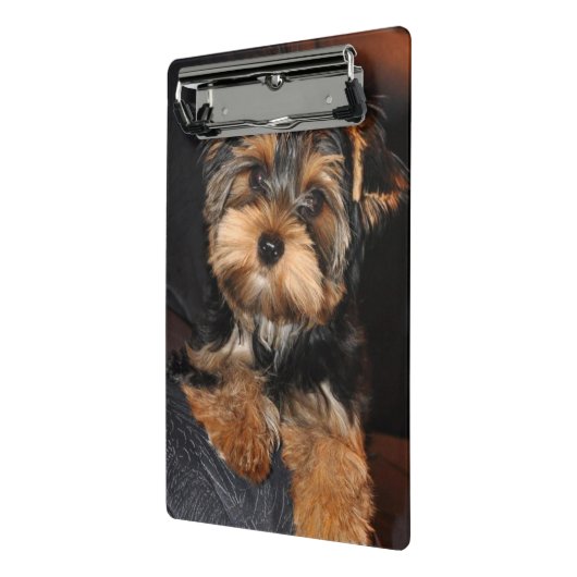 Mini Porte-bloc Chien à chiots du Yorkshire Terrier (Angle2)