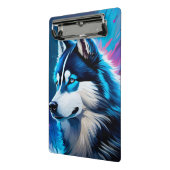 Mini Porte-bloc Chien Husky (Angle2)