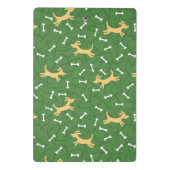 Mini Porte-bloc chiens chanceux avec l'arrière - plan d'os (Dos)