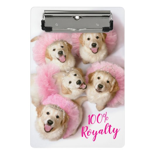 Mini Porte-bloc Chiens de Tiaras (Devant)