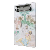 Mini Porte-bloc Christian Artwork Le bon samaritain (Angle2)