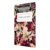 Mini Porte-bloc Chrysanthème romantique sur Gossamer Pink (Angle2)