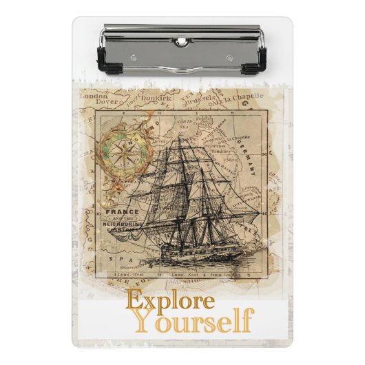 Mini Porte-bloc Citation Inspirationnelle Élégante Moderne (Devant)