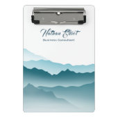 Mini Porte-bloc Citation Inspirationnelle Wavy Mountains (Devant)