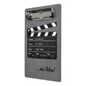 Mini Porte-bloc Clapperboard avec votre texte! (Angle2)